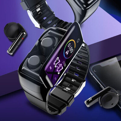 

Bluetooth Smart Watch with Headset Compatible Heart Rate Monitor Blood Pressure Monitor
