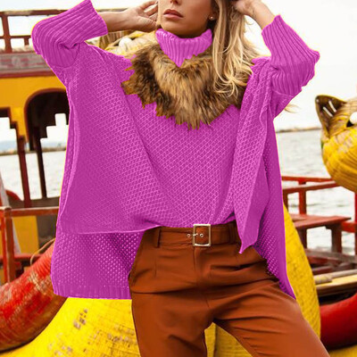 

Gobestart Womens Off The Shoulder Sweater Casual Knitted Loose Long Sleeve Pullover