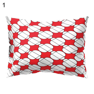 

Circle Flower Fruit Pillow Cover Cushion Case Home Car Sofa Bedroom Hotel Decor