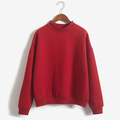 

Women Hoodies Casual Sweatshirt Pullover Candy Color Coat Jacket Outwear Tops