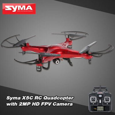 

SYMA X5C 2MP HD FPV Camera 24GHz 4CH 6Axis RC Helicopter Quadcopter O2Q6