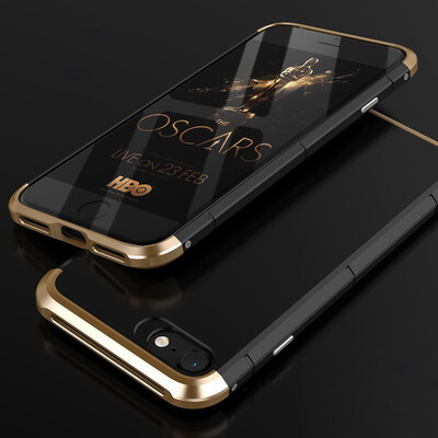 

Luxury Case For iPhone 8 8 Plus Case 360 Full Protection 3 in 1 Aluminum Metal PC Hard Hybrid Slim Back Cover For iPhone 8 Case