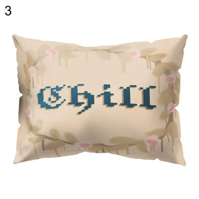 

Scenery Fox Eagle Letters Pillow Case Cushion Cover Sofa Bed Car Cafe Supply