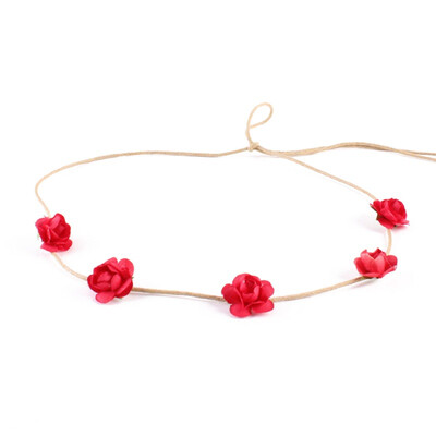 

Baby Girls Flower Headband Floral Headwear Apparel Wreath Photography Prop Party Gift
