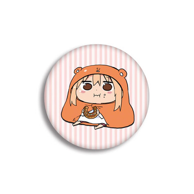 

58cm Cute Cartoon Brooch Japanese Sister Breastpin Anime Badge Pin Coin Icon Cloth Backpack Ornament