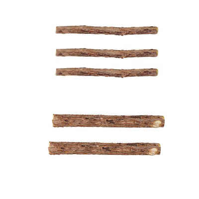 

5pcs Peppermint Cat Natural Wood Chew Sticks Pet Cleaning Teeth Silvervine Catnip Kitten Stick