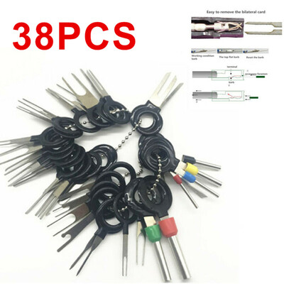 

38PCS Car Terminal Removal Tool Wire Plug Connector Extractor Puller Release Pin