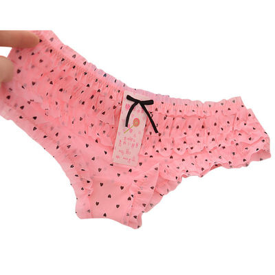 

Women Lace Ruffles Sexy Women Briefs Panties Female Underwear Womens Sheer Panties Butt Lifter Briefs