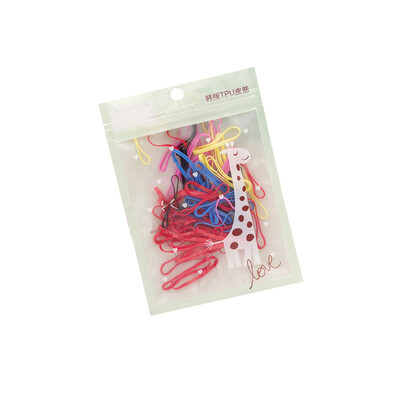

Fashion Girls Hair Ties Kids Elastics No Damage Colorful Rubber Hair Bands Rubber Band