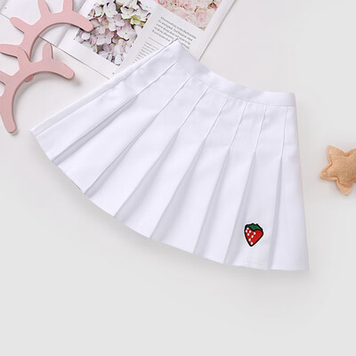 

Strawberry Pattern Casual Toddler Sundress Baby Girl Skirt Summer Cute Baby Girl Pleated Skirt 0-5T