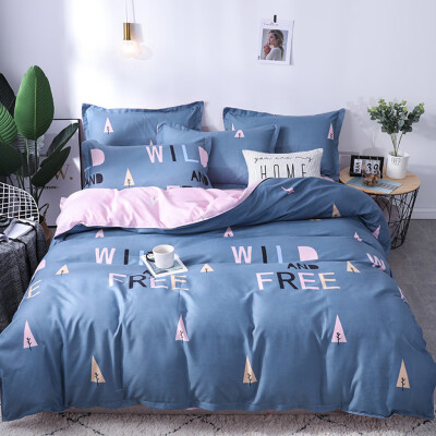 

Toponeto Three Piece Bedding Tribute Cotton Pillowcase Creative Pattern Full Size