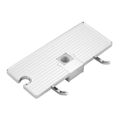 

〖Follure〗Bathroom Pole Shelf Shower Bath Storage Caddy Rack Organiser Hollow Tray Holder