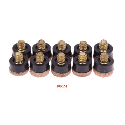 

10PCS Packed Brown Color Screws For Billiard Pool Cue Stick&Snooker Cue First angle 10mm 11mm 12mm 13mm