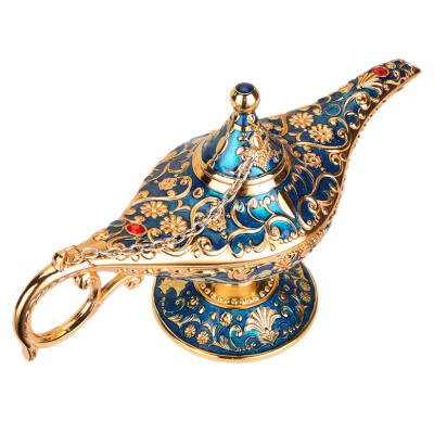 

Aladdin Magic Lamp Retro European Crafts Alloy Furnishings Russian Wishing Lamp Home Table Decoration 2019 New