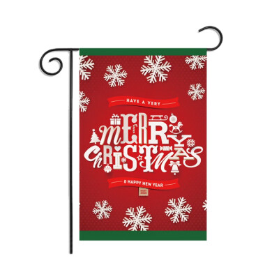 

Cute Christmas Garden Flag Printed Decorative Hanging Banner For Outdoor Yard Lawn Patio Porch Decor 2020 New Year