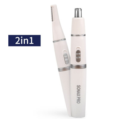 

2 In 1 Nose Hair Trimmer Head Battery-Powered Hair Trimmer For Nose Ear Hair Eyebrows And Beard