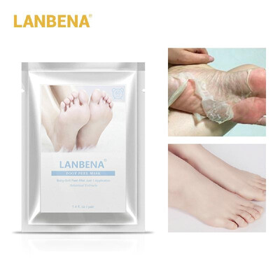 

LANBENA 2pcsPair Foot Mask Foot Film Moisturizing Exfoliation Removal Mask Dead Skin Removal Whitening Foot Care