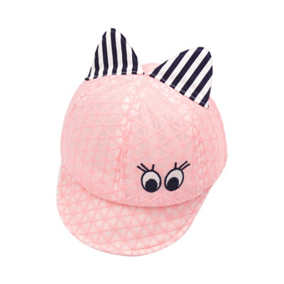 

Casual Summer Boys Girls Baseball Cap Toddler Cartoon Cat Ear Sun Caps