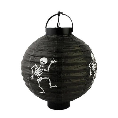 

1pcs Halloween Decoration LED Paper Pumpkin Light Hanging Lantern Lamp Halloween Props Outdoor Party Supplies