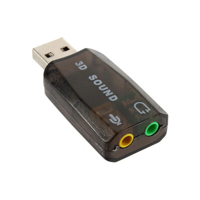 

2015 USB Sound Card USB Audio 71 External USB Sound Card Interface For Laptop PC MicroData For Speaker