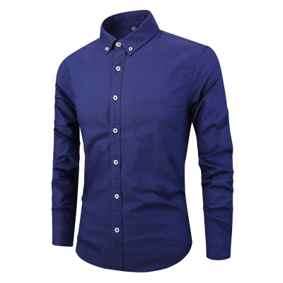 

Tailored Mens Long Sleeve Button Turndown Collar Painting Casual Top Blouse Shirts