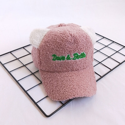 

Babys autumn&winter hat new product new male female white white white soft soft ear baby baseball cap warm