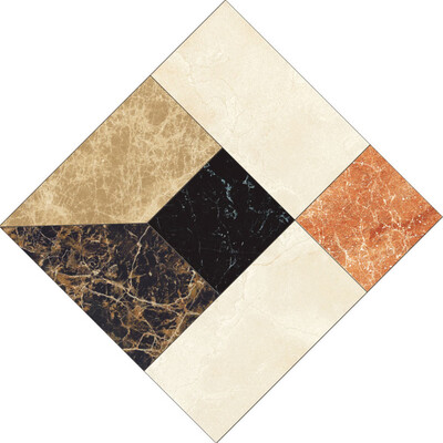 

Gobestart 10 PcsSet Ceramic Tile Stickers Self Adhesive Tiles Art Diagonal 3D Floor Stick