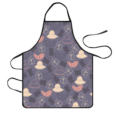 

Toponeto Home Women Waterproof Cute Cartoon Kitchen Restaurant Cooking Bib Apron Aprons