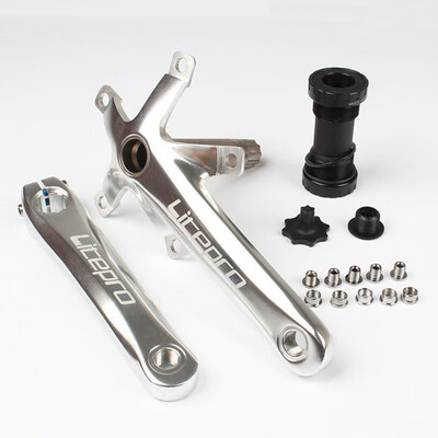 

Litepro Hollow Integrated Crankset 130mm BCD 170mm Crank BB For SP8 Bicycle