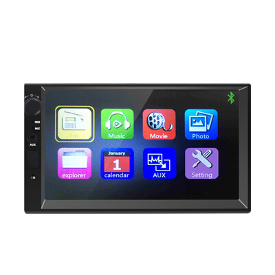 

Practical 7 Inch Ultra-thin Bluetooth Radio FM USB SD 1080P Video Touch Screen MP5 Players for Car