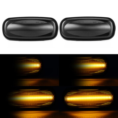 

Car Side Marker LED Water Flow Turn Signal Light Lamp For Land Rover Discovery