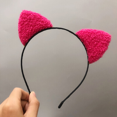 

Casual Fashion Baby Girl Cat Ear Hairband Childrens Cute Headwear Hair Accessories