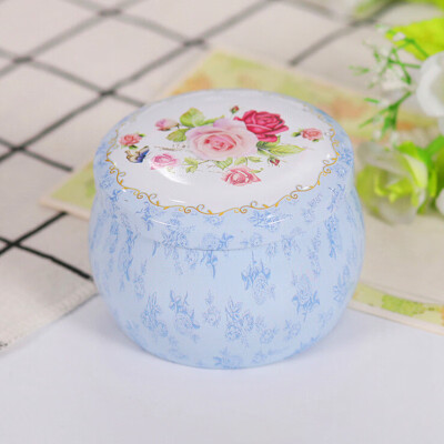 

Large Flower Tea Pot Tea Cans Candy Box Biscuit Jar Seasoning Containers Storage Box for Kitchen Food Sealed Moisture Proof
