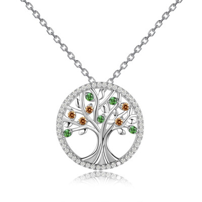 

Tree Life Pendant Necklaces Women Family Tree Jewelry Trendy Individual Latest