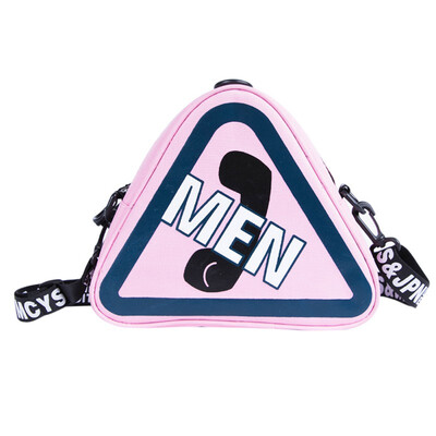 

Children Bag Personality Design Cute Triangle Oblique Girl Cross Bag Children Stationery School Bag