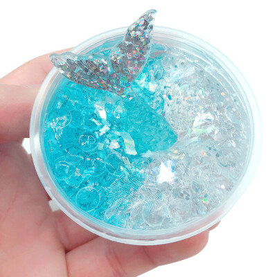 

〖Follure〗60ml Mermaid Mud Mixing Cloud Slime Putty Scented Stress Kids Clay Toy