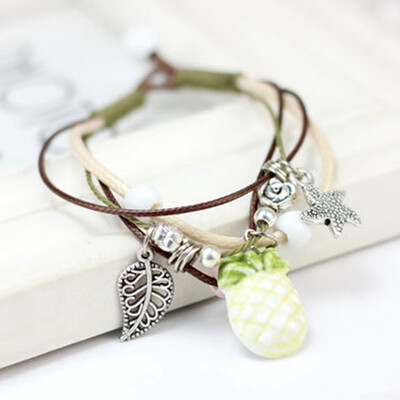 

Small Strawberries Bracelet Single Design Simple Style Couple Fashion Bracelet Summer Bracelet