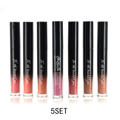 

7Pcs Matte Lipsticks Does Not Faded Liquid Lip Gloss Moisturizer Birthday Edition Lipgloss Lipstick Lip Makeup Maquiagem Cosmeti