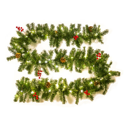 

Christmas Garland For Stairs Fireplaces Garland Decoration Festive Wreath Garland With Flower