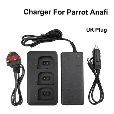 

Tailored For Parrot ANAFI Drone Multi-Batteries Balance Fast Charger Adapter &Car Charger