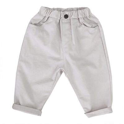 

Summer Kids Pants Children Girls Trousers Solid Color Long Pants Kids Casual Baby Cotton Bottoms