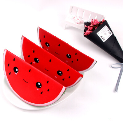 

Cute Anti-stress Watermelon Toy Squishy Slow Rising Toys Home Decoration PU Toys Photography Tools