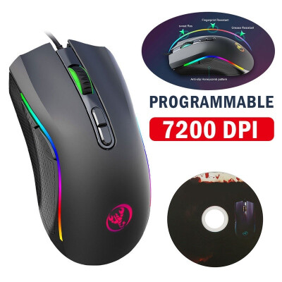 

New Fashion A869rgb Macro Definition Programmable Rgb Marquee Game Mouse