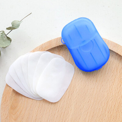 

〖Follure〗20Pcs Disposable Hand Washing Tablet Travel Carry Toilet Soap Paper