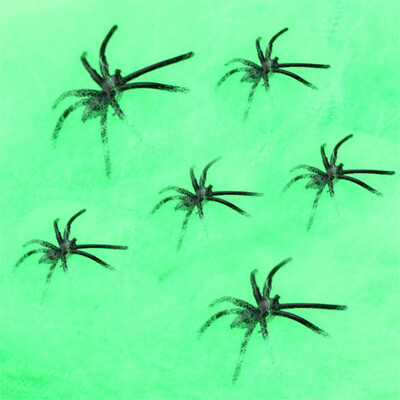 

Toponeto Cotton Spider Web Halloween Props Spider Home Bar Party Festival Decoration