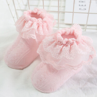 

Mesh Thin Cotton Children Kid Princess Socks Girls Lace Socks Baby Socks