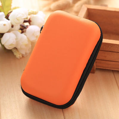 

Earphone Holder Case USB Cable Box Storage Carrying Hard Bag Box Case For Earphone Headphone Accessories Earbuds memory Card