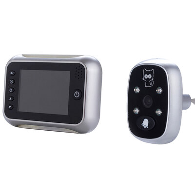 

35" LCD Color Screen Electronic Door Bell Viewer Door Peephole Camera PhotoVideo Recording Digital Door Camera
