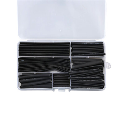 

150pcs Heat Shrink Tubing Wrap Tube Assorted Sleeve Wire 8 Size 2-13mm Black