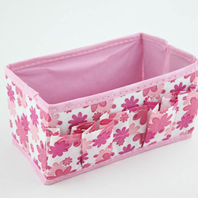 

Cute Folding Multifunction Makeup Cosmetic Storage Box Container Case Organizer